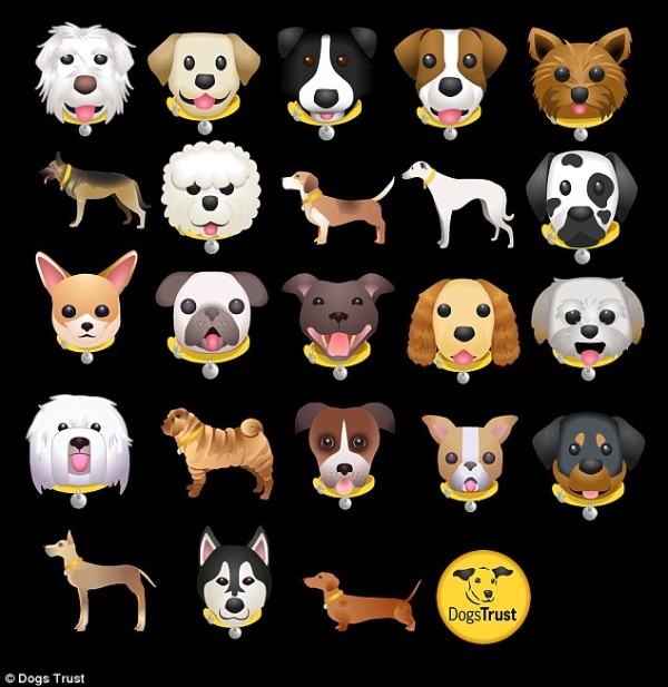 dogs trust dog emoji keyboard dogbuddy