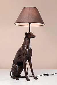 DogBuddy partnership with NotOnTheHighStreet.com greyhound lamp
