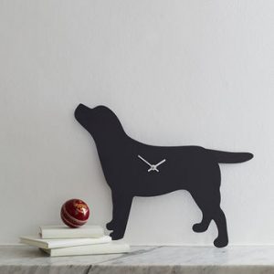 DogBuddy partnership with NotOnTheHighStreet.com Labrador Retriever Clock