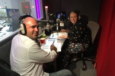 PupAid Founder Marc Abraham and Tamsin Durston Blue Cross Nurse Manager radio appearances for National Walking The Dog Day #walkingthedogday