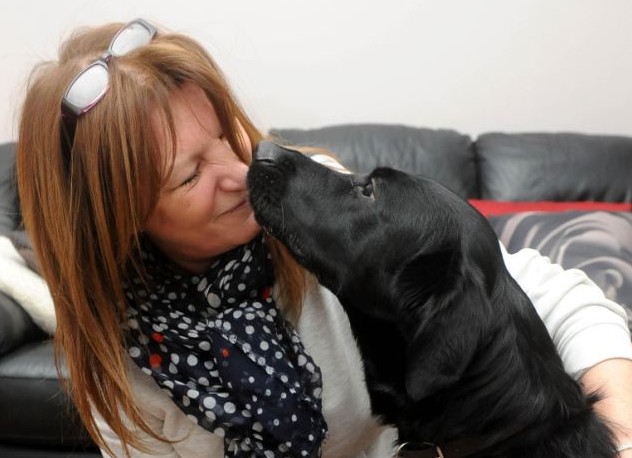 guide dog saves from choking